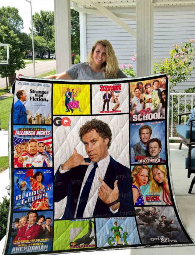 Will Ferrell 3D Quilt Blanket