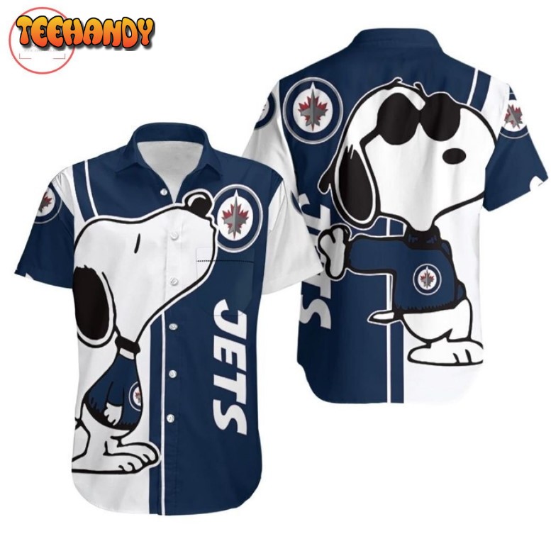 Winnipeg Jets Snoopy Hawaiian Shirts