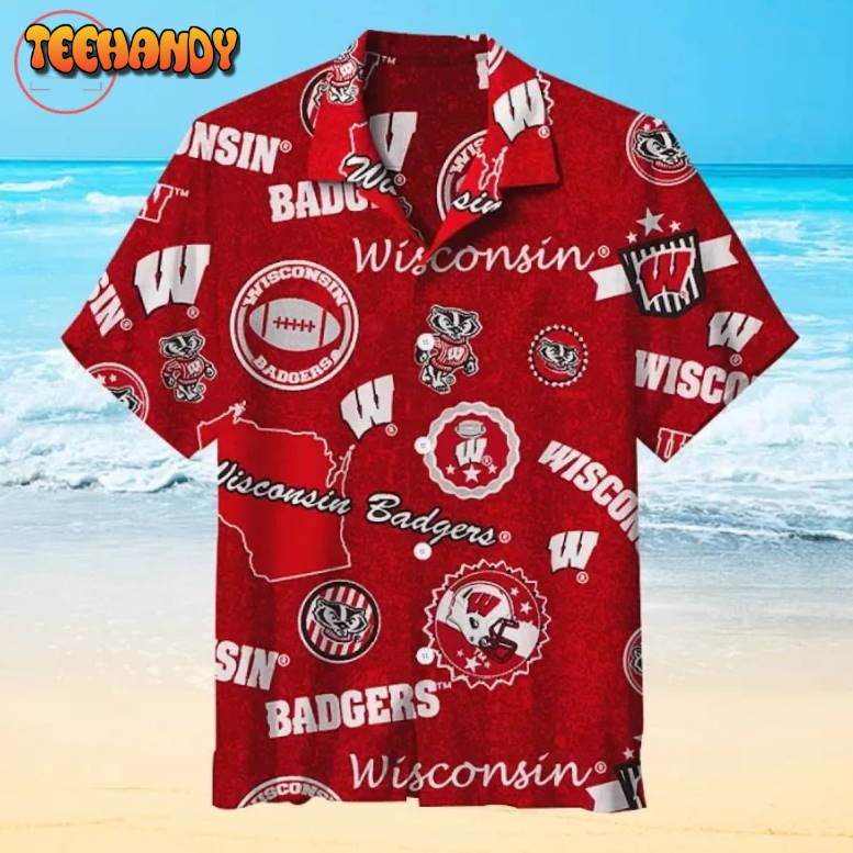 Wisconsin Badgers Hawaiian Shirt