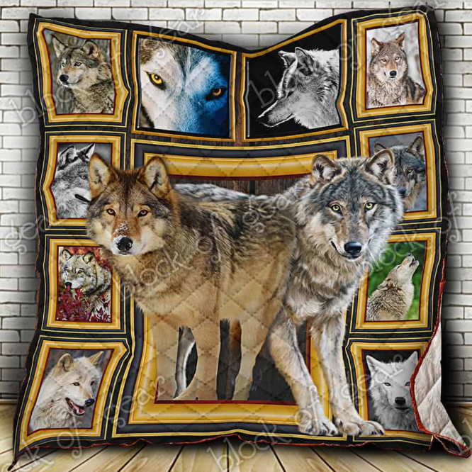 Wolves’ Life 3D Quilt Blanket