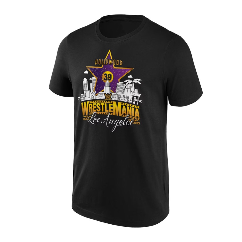 WrestleMania 39 Purple Star T-Shirt