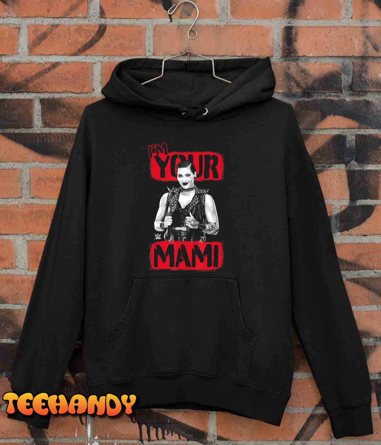 WWE Mother’s Day I’m Your Mami Rhea Ripley Portrait T-Shirt