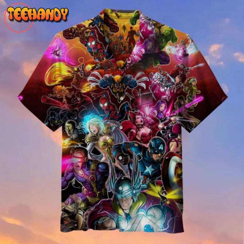 X-men & Avengers Hawaiian Shirt