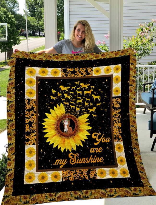 You Are My Sunshine Style Four 3D Quilt Blanket