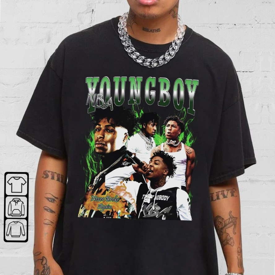 Youngboy Rap NBA Shirt, Youngboy Vintage Bootleg Sweatshirt