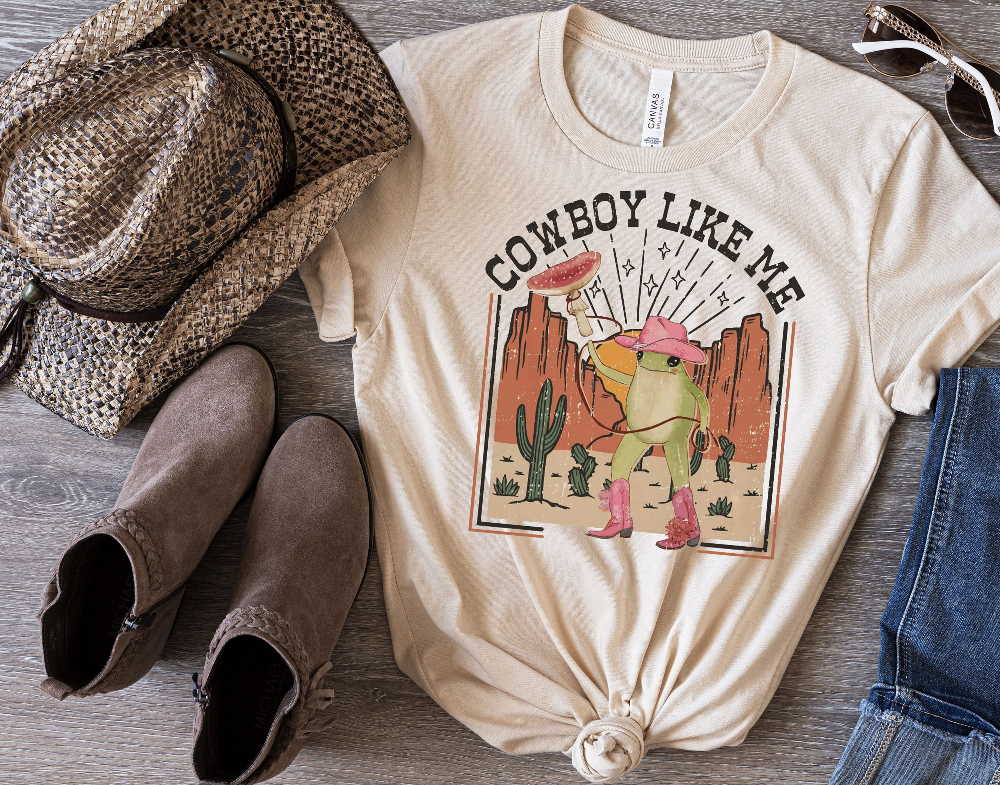 You’re A Cowboy Like Me Shirt Cowboy Frog Meme Cowboy Like Me Shirt