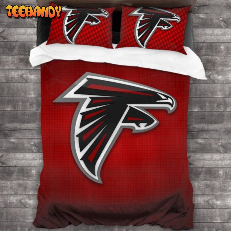 100 Washed Microfiber NFL Atlanta Falcons Logo Bedding Set