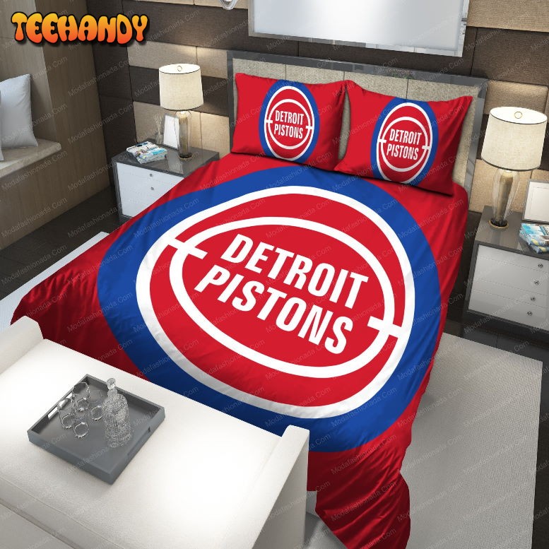 1979-1996 Logo Detroit Pistons NBA 221 Bedding Sets