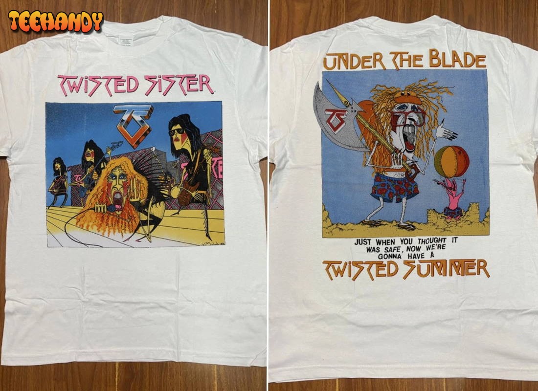 1982 Twisted Sister Under The Blade Twisted Summer Tour T-Shirt
