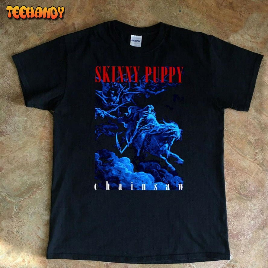1993 Skinny Puppy Chainsaw Album T-Shirt, Skinny Puppy T-Shirt