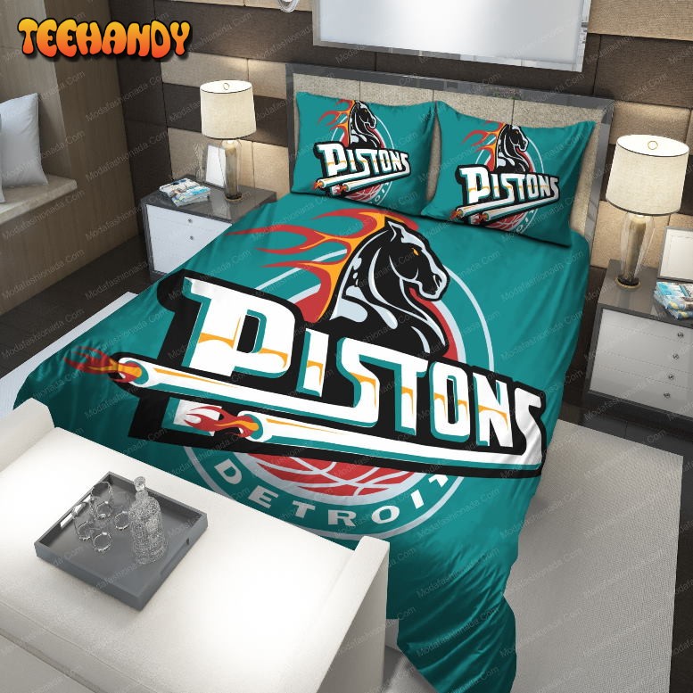 1996-2001 Logo Detroit Pistons NBA 222 Bedding Sets