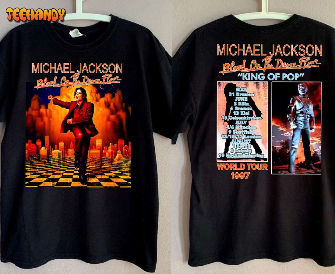 1997 Michael Jackson Blood On The Dance Floor History World Tour T-Shirt