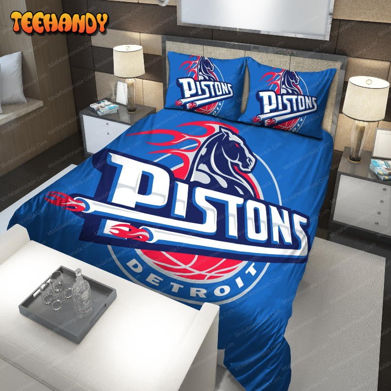 2001-2005 Logo Detroit Pistons NBA 223 Bedding Sets