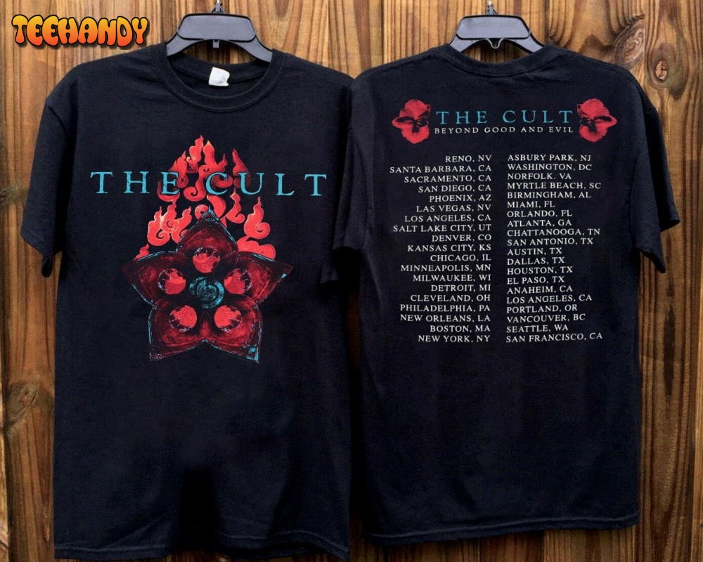 2001 The Cult Beyond Good And Evil Tour T-Shirt