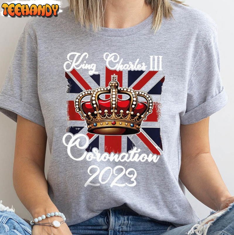 2023 Coronation Day Shirt, Coronation Party King Charles Iii Unisex Hoodie