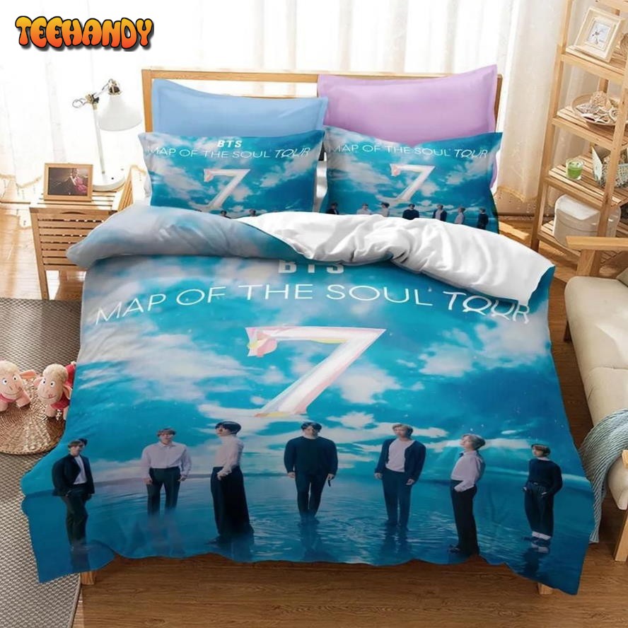 3d Bts Map Of The Soul 7 Bedding Set