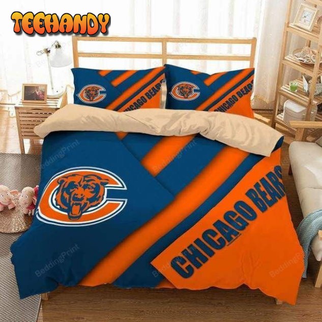 3d Chicago Bears Iconic Logo Bedding Set