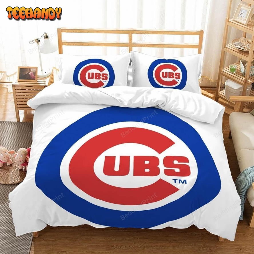 3d Chicago Cubs Et Duvet Cover Bedding Set