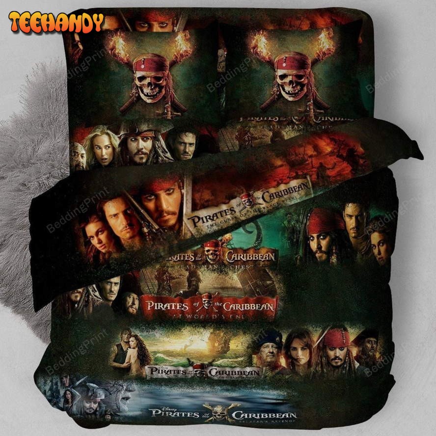 3d Pirates Of The Caribbean Series Season Bedding Set