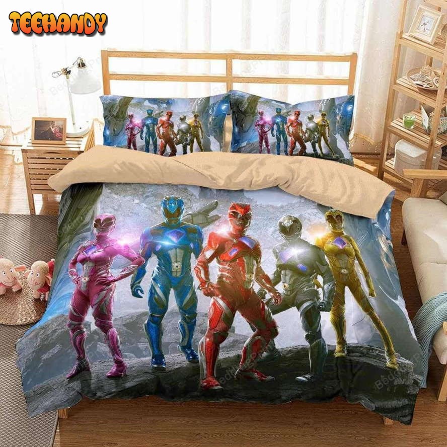 3d Power Rangers Duvet Cover Bedding Set