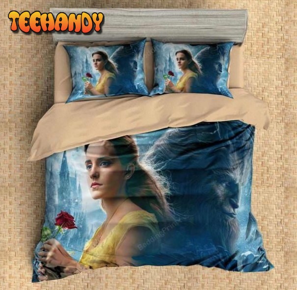 3d Printed Beauty And The Beast Musical Romantic Movie Bedding Set