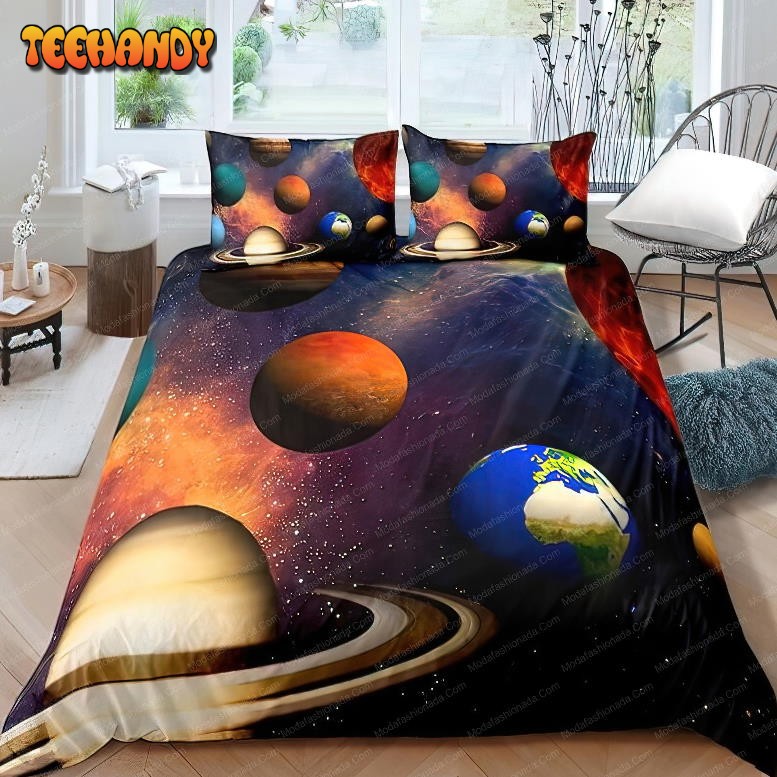 3D Solar System Universe Bedding Sets