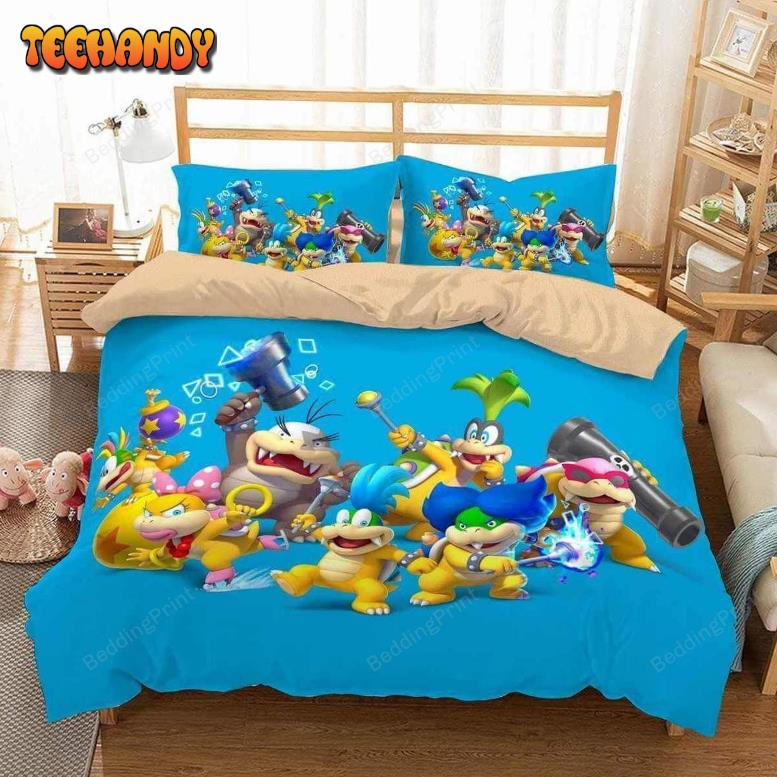 3d Super Mario World Bedding Set