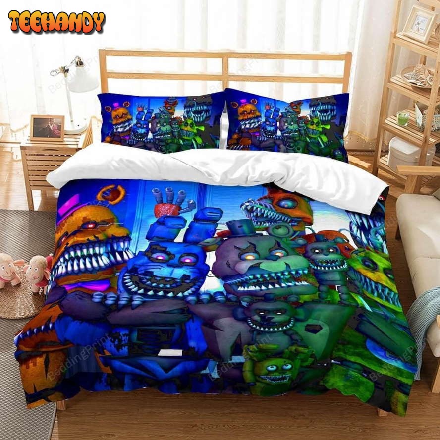 3d The Five Nights At Freddy’s Duvet Cover Bedding Set