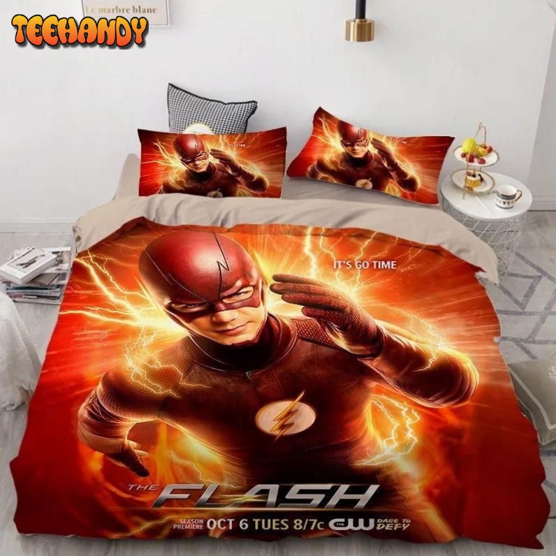 3d The Flash Barry Allen Poster Bedding Set