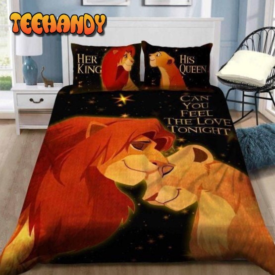 3D The Lion King Can You Feel The Love Tonight Bedding Set