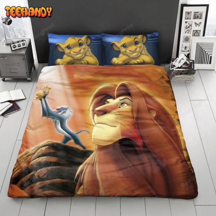 3d The Lion King Poster Bedding Set