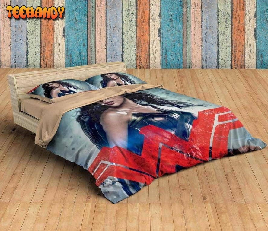 3d Wonder Woman Duvet Cover Bedding Set