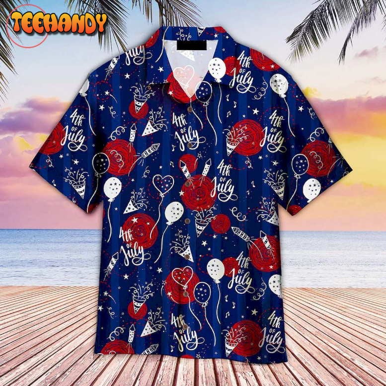 4th Of July Party Seamless Hawaiian Shirt