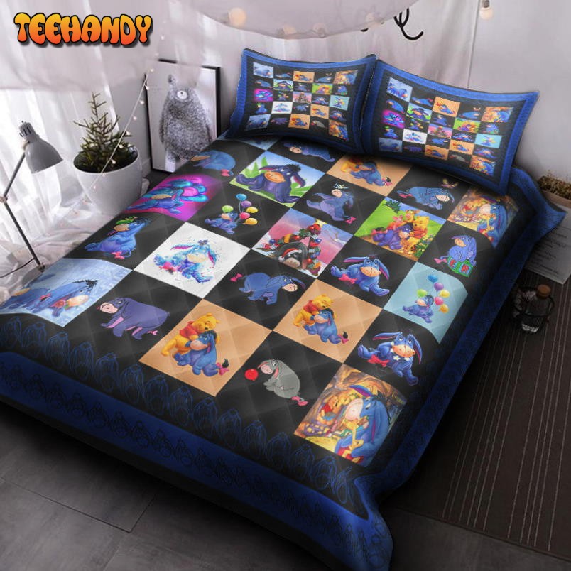 50 Shades Of Eeyore Fabric 3d Quilt Bed Bedding Sets
