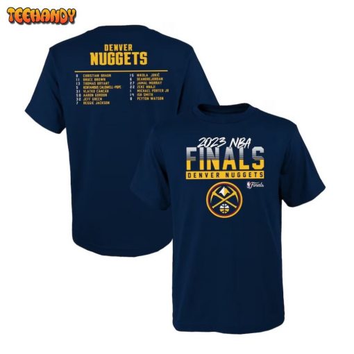 Denver Nuggets 2023 NBA Finals Roster T-Shirt