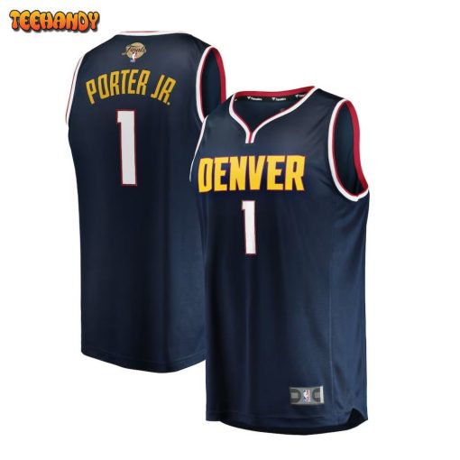 Michael Porter Jr. Denver Nuggets Youth 2023 NBA Finals Fast Break Player Jersey Navy