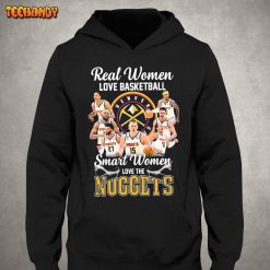 Real Women Love Basketball Smart Women Love The Denver Nuggets Basketball 2023 Nba Playoff Shirt 2