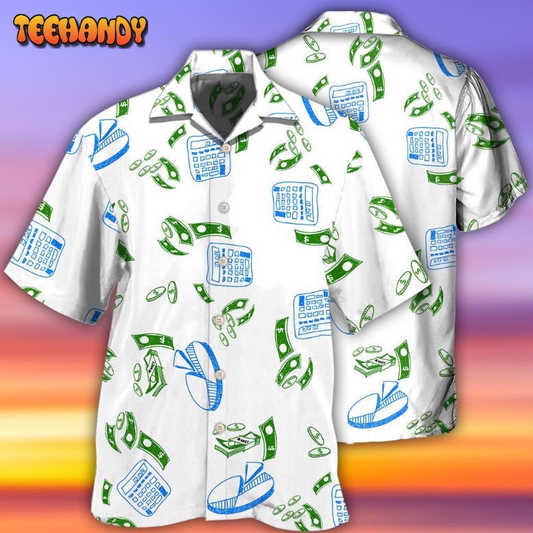 Accountant Money Chart Basic Hawaiian Shirt