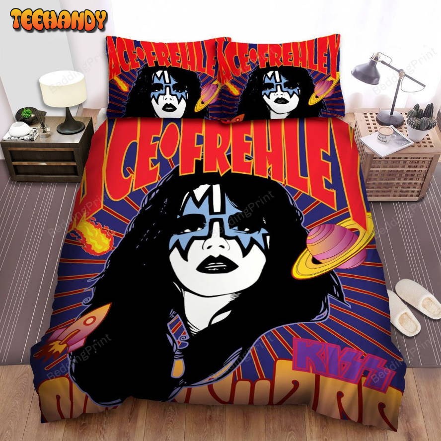 Ace Frehley Kiss Space Ace Album Cover Duvet Cover Bedding Sets