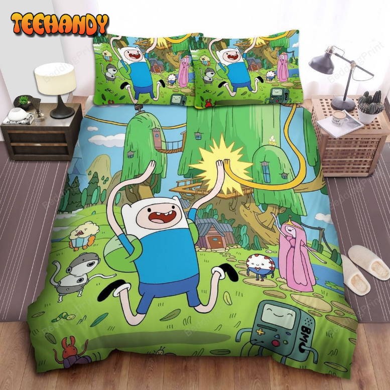 Adventure Time Hi Five My Friend Bedding Set