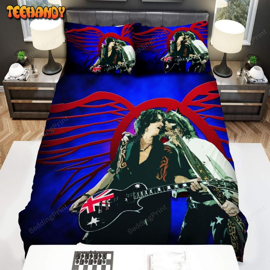 Aerosmith Steven Tyler And Joe Perry Bedding Set