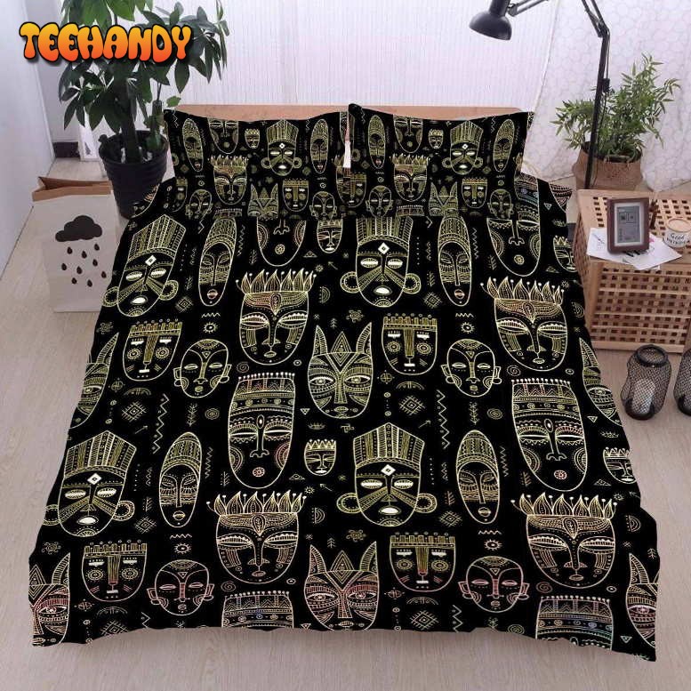 African Mask Duvet Cover Bedding Set