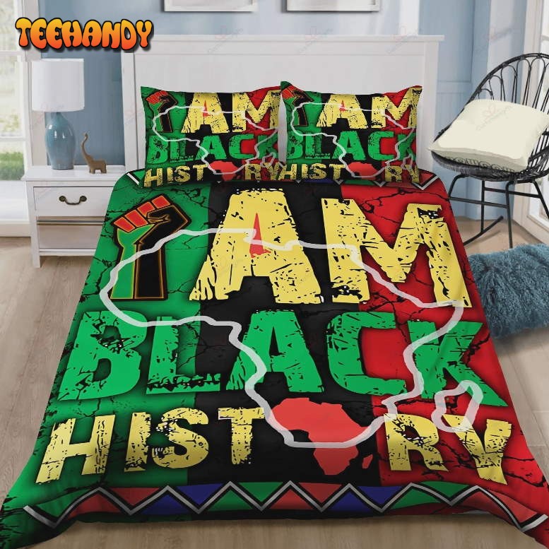 African Pride Black History Month Duvet Cover Bedding Set