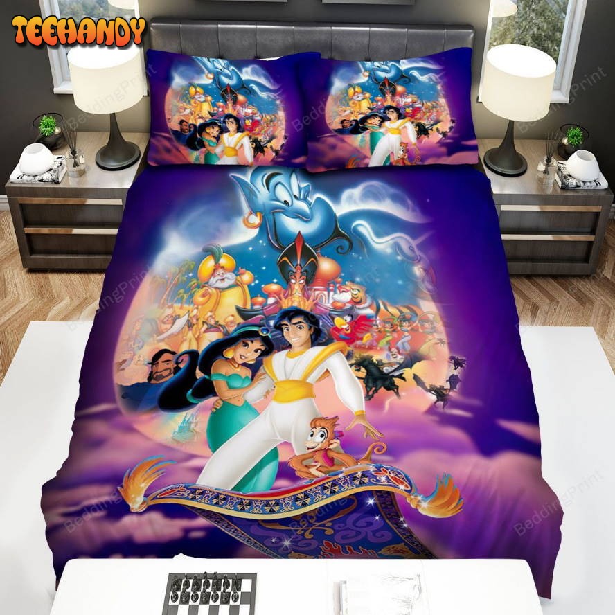 Aladdin And The Magic Lamp Characters Bedding Sets