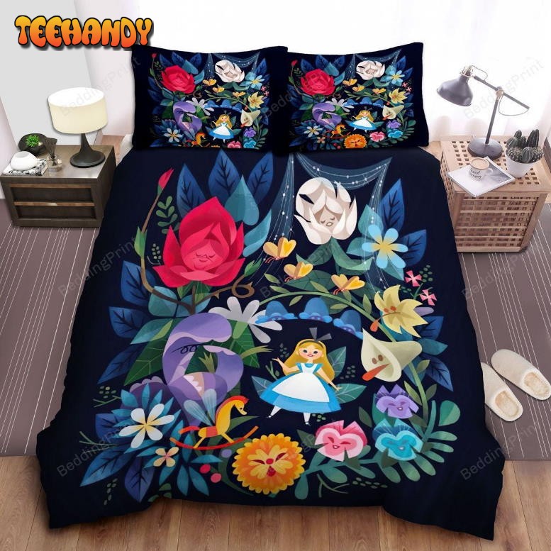 Alice In Wonderland, Among The Flowers Bedding Sets