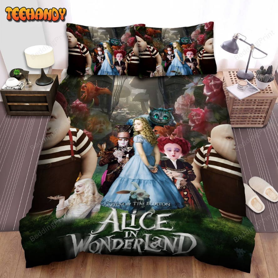 Alice In Wonderland (I) 2010 We Are All Mad Here Movie  Bedding Set