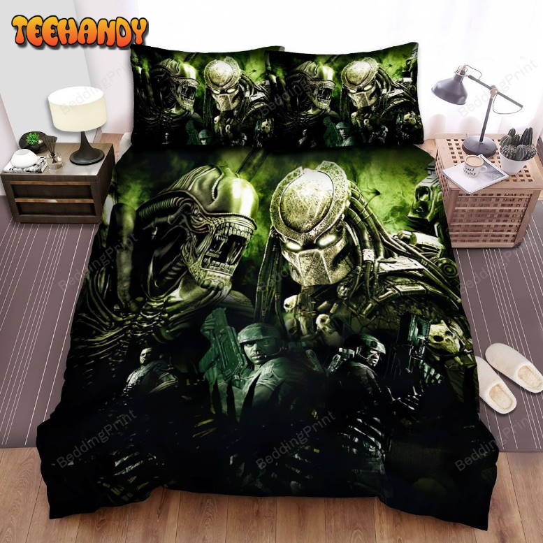 Alien Vs. Predator Combat With Monster Bedding Sets