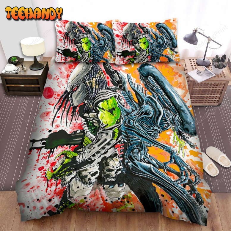 Alien Vs. Predator Movie Poster 1 Bedding Sets