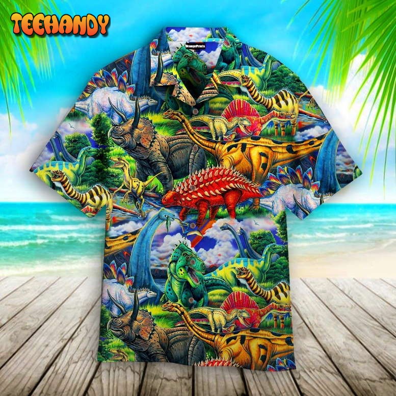 Aloha Dinosaur Hawaiian Shirt