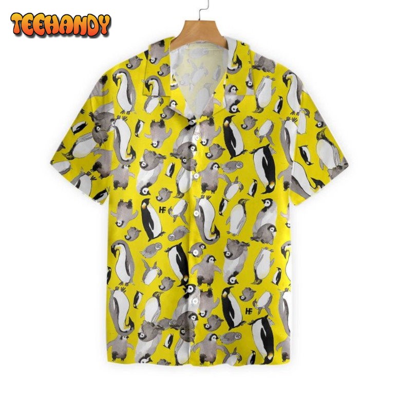 Aloha Penguin Family Hawaiian Shirt